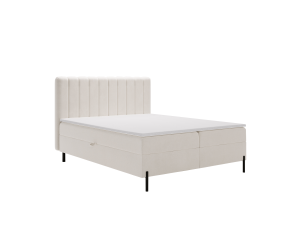 Łóżko kontynentalne Cozy jasnobeżowe