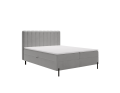 Łóżko kontynentalne Cozy jasnoszare