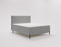 Łóżko kontynentalne Cozy jasnoszare