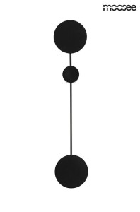 Podwójna lampa ścienna SHADOW 2 MOOSEE czarna