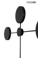Nowoczesna czarna lampa ścienna SHADOW 4 MOOSEE