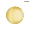 Minimalistyczna lampa ścienna SHADOW SUN 25 MOOSEE złota