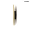 Minimalistyczna lampa ścienna SHADOW SUN 25 MOOSEE złota