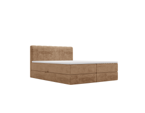 Łóżko kontynentalne Amore capuccino