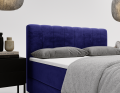 Łóżko kontynentalne Amore kobaltowy niebieski