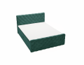 Łóżko kontynentalne Classic pikowane butelkowa zieleń