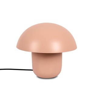 Minimalistyczna lampa stołowa MUSHROOM 27 cm KARE brzoskwiniowa
