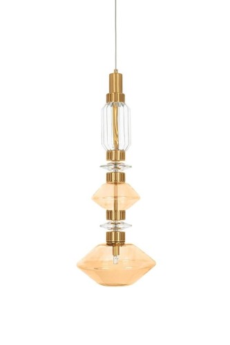 Minimalistyczna lampa wisząca MOOSEE VASO złota