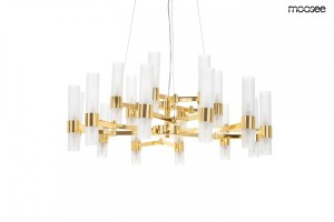 Elegancka lampa wisząca MOOSEE TUBS 18 złota