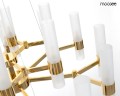 Elegancka lampa wisząca MOOSEE TUBS 18 złota