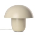 Urocza lampa stołowa MUSHROOM KARE 44 cm beżowa