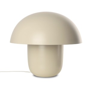 Urocza lampa stołowa MUSHROOM KARE 44 cm beżowa