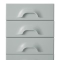 Niebieskoszara komoda z 6 szufladami HKLiving