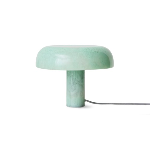 Miętowa lampa grzybek HKLiving