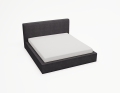 Łóżko tapicerowane z pojemnikiem Eternity czarne