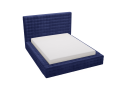 Łóżko tapicerowane z pojemnikiem Sleeping Queen granatowe