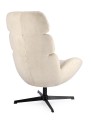 Elegancki fotel wypoczynkowy Vilante beż