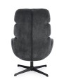 Elegancki fotel wypoczynkowy Vilante grafit