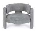 Nowoczesny fotel wypoczynkowy Aisha szary