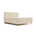 Łóżko kontynentalne Eternity beżowe