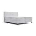 Łóżko kontynentalne Eternity jasnoszare