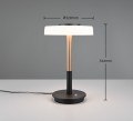 Lampa biurkowa Celeste biała / miedziana