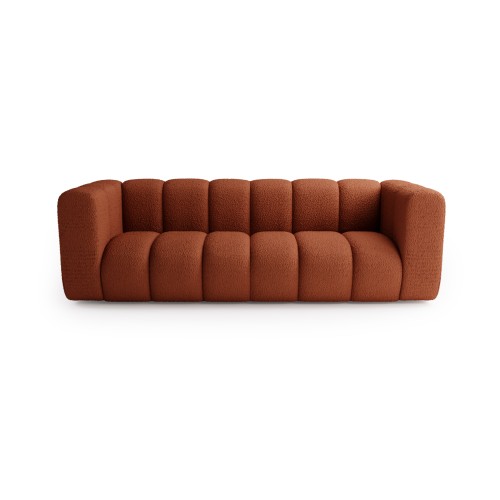Modułowa sofa 3-osobowa Berry Duo ceglasty brąz