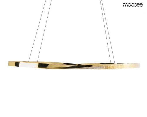 Złota stylowa lampa wisząca MOOSEE  ANILLO 120 