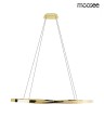 Złota stylowa lampa wisząca MOOSEE  ANILLO 120 