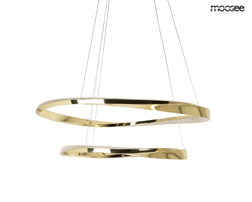 Designerska lampa wisząca MOOSEE ANILLO 2 w kolorze złotym