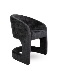 Czarne krzesło MaMaison SHELLY