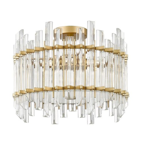 Lampa sufitowa Alexandria złota glamour