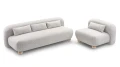 Sofa Sorento 2-osobowa  szara szenil