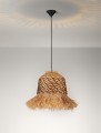 Lampa wisząca boho Falinza naturalna / brązowa