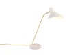 Lampa biurkowa TRAVELLER biała / złota