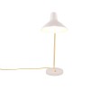 Lampa biurkowa TRAVELLER biała / złota