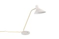 Lampa biurkowa TRAVELLER biała / złota