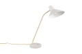 Lampa biurkowa TRAVELLER biała / złota