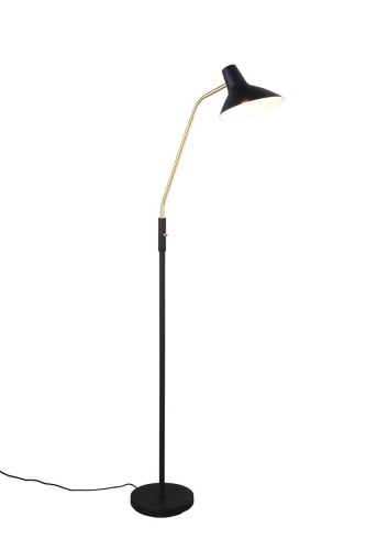 Lampa podłogowa TRAVELLER czarna / złota