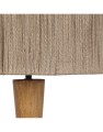 Elegancka lampa podłogowa TOBA drewno / juta