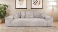 Nowoczesna sofa z funkcją spania Meva beżowy szenil
