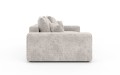 Nowoczesna sofa z funkcją spania Meva beżowy szenil