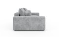 Nowoczesna sofa z funkcją spania Meva szary szenil 