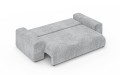 Nowoczesna sofa z funkcją spania Meva szary szenil 