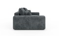 Nowoczesna sofa z funkcją spania Meva petrol - szenil