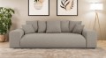 Nowoczesna sofa z funkcją spania Meva beżowy szenil