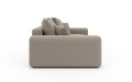 Nowoczesna sofa z funkcją spania Meva beżowy szenil