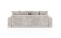 Nowoczesna sofa z funkcją spania Meva Small beżowy szenil
