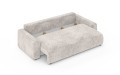 Nowoczesna sofa z funkcją spania Meva Small beżowy szenil
