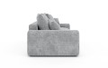 Nowoczesna sofa z funkcją spania Meva Small szary szenil